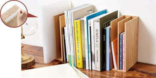 その2：本や書類の収納無印の収納スタンドで整理整頓 イメージ