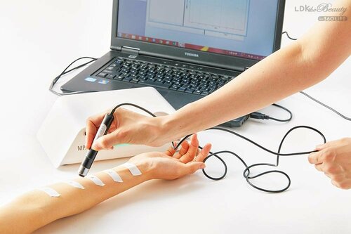 テスト1：保湿力 化粧水おすすめ イメージ