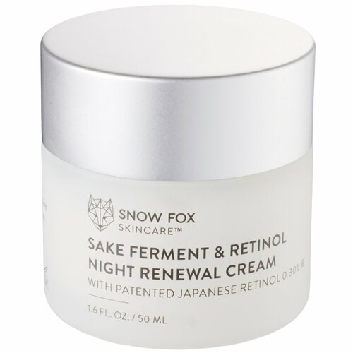 Snow Fox Skincare 「SAKE ナイトクリーム」 ナイトクリームおすすめ イメージ