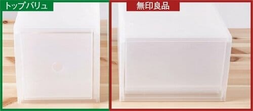 無印と激似も中央の穴が使い勝手抜群の秘密です イメージ