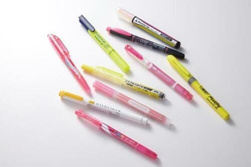 仕事や勉強に必須の蛍光ペン種類によって使い勝手に差が出ます イメージ2