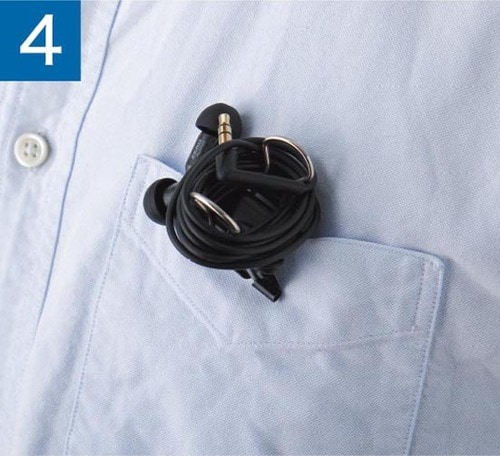 日用品や事務用品ですぐデキる！ ケーブル収納・整理の0円アイデア イメージ5