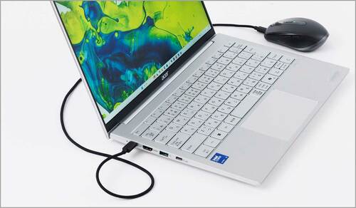 【接続性】USBとHDMIがそろうが左側にしかない 小型ノートPCおすすめ イメージ3