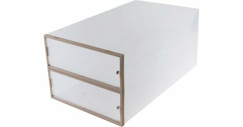 カインズ:積み重ねできるシューズケース:シューズケース