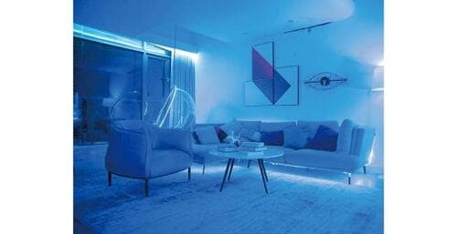 スマスピの音楽に連動して色が変わる「LEDテープライト」 イメージ4