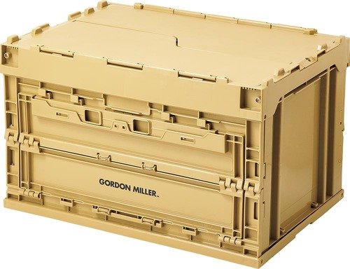 どデカ扉で出し入れ自由自在な「フォールディング コンテナラック50L」 折りたたみコンテナおすすめ イメージ