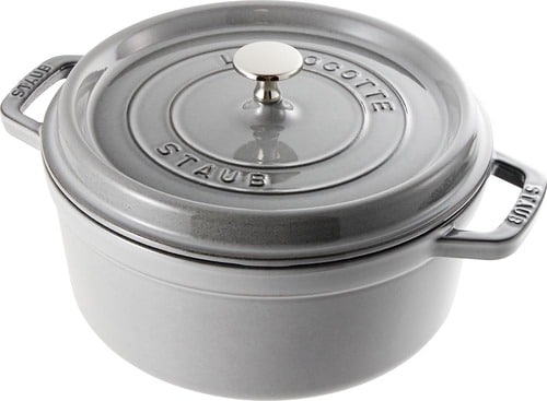 【4位】STAUB「鋳物ホーロー鍋 ピコ・ココット」 無水鍋・無水調理鍋おすすめ イメージ