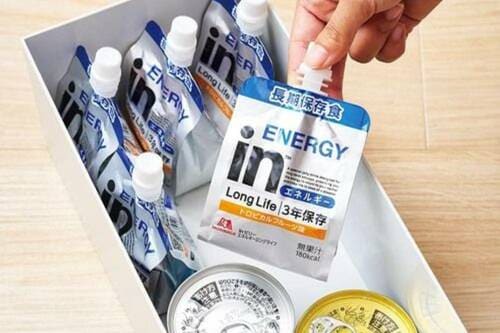 すきまに保管でき秒で栄養補給! 非常食おすすめ イメージ