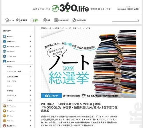 仕事におすすめのノートを大検証！全80冊のランキングを発表します イメージ2