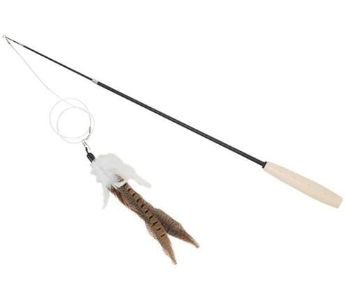 カインズ「交換できる伸縮猫じゃらし 木柄」