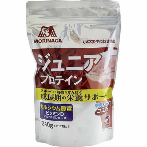ジュニアプロテインおすすめ 森永製菓 ウイダー ジュニアプロテイン ココア味 イメージ