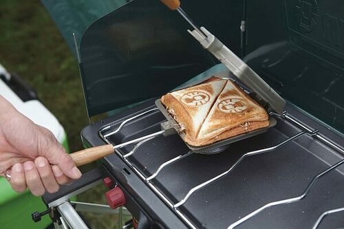 分解収納OK！ コールマン「ホットサンドイッチクッカー」 イメージ2