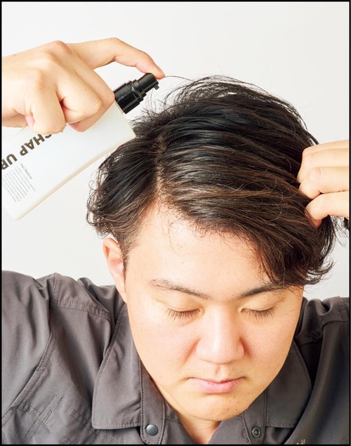 1.清潔な頭皮に塗布 男性用育毛剤おすすめ イメージ