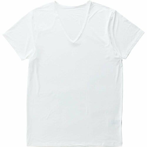 メンズ冷感インナーおすすめ GU スタイルドライVネックT(半袖) イメージ1