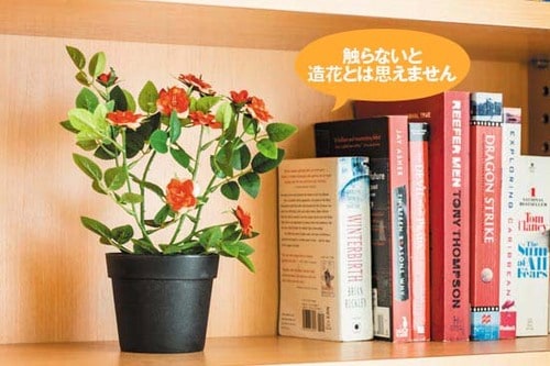 花びらの色や形にまでこだわった フェイクグリーンがたったの599円! イメージ2