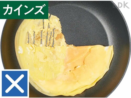 1000回の摩耗で焦げついた カインズの鉄フライパン、フッ素加工フライパンおすすめ イメージ2