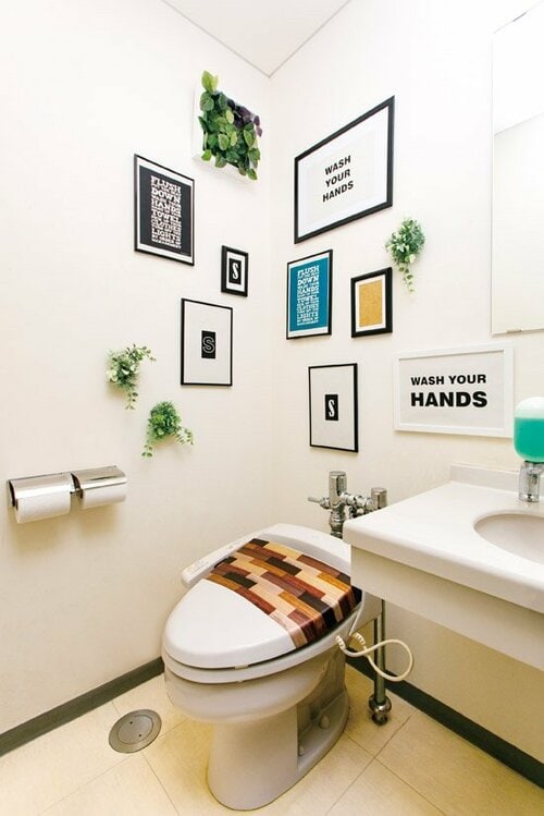 ブルックリン風の完成です！あの殺風景なトイレが変わりました イメージ