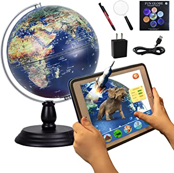 FUN GLOBE 「AR しゃべる地球儀 球径25cm」 イメージ