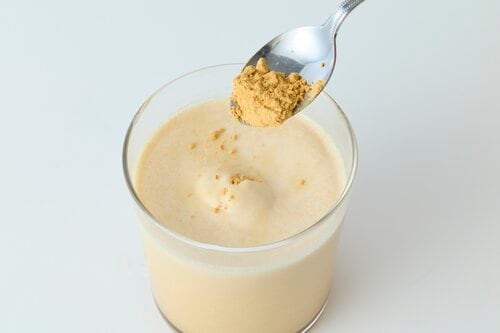 高たんぱく牛乳のおすすめ きな粉おすすめ イメージ