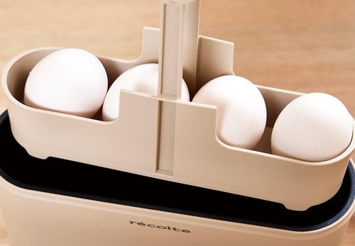 1：カゴにセットする レコルト「エッグ&ボイルクッカー」のレビューおすすめ イメージ