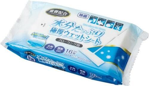 水分量と掃除力は断トツ！キャンドゥ 水分たっぷりシート イメージ