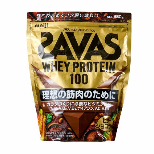 プロテインおすすめ 明治 SAVAS  ホエイプロテイン100 リッチショコラ味 イメージ