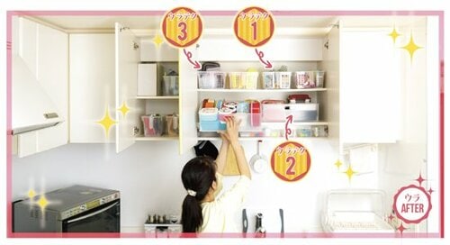 「ひと目に見せないところ」は カゴ&ボックスを駆使して機能的に イメージ2