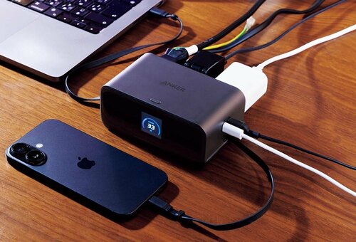 デスク上の充電ケーブルをスッキリさせたい 電源タップおすすめ イメージ