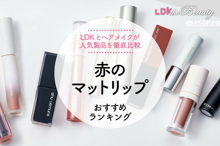 赤のマットリップ