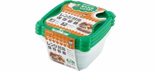 クレハ:キチントさん レンジ対応 保存容器 角L:キッチン用品