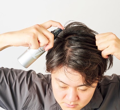 STEP1：清潔な頭皮につける メンズ用頭皮保湿アイテムおすすめ イメージ
