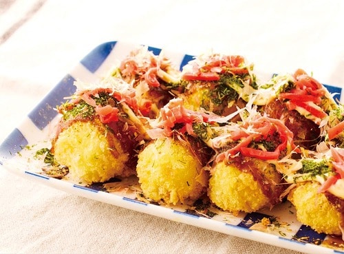 活用レシピ2：たこ焼き風いもフライ イメージ