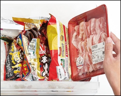 大パックの肉も余裕で全収納! イメージ