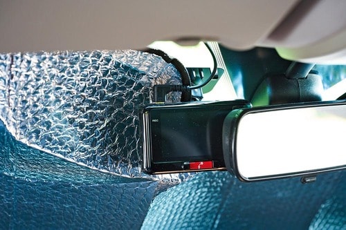 車用サンシェードおすすめ ビバホーム クルマ用 フロント日よけ Mサイズ イメージ2