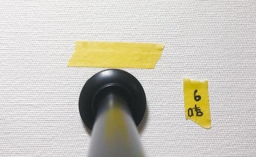 友安製作所「アイアン テンションロッド ブラック ラウンド Mサイズ」