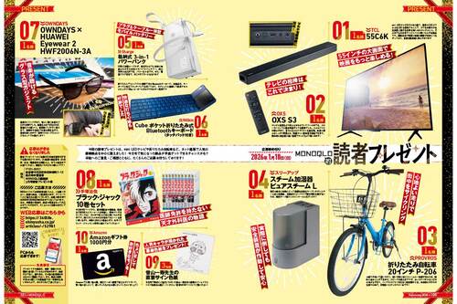 読者プレゼントの応募方法 イメージ