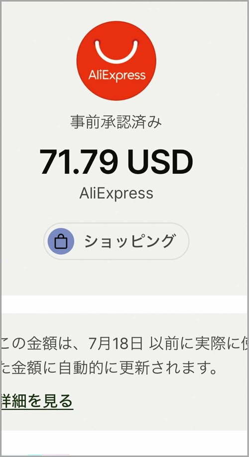 ドル決済できるデビット即発行 AliExpressおすすめ イメージ2