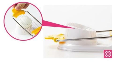 坂になっているから卵がズレない！ イメージ