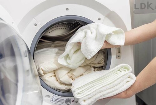 ドラム式：毛布洗いコースで洗う イメージ