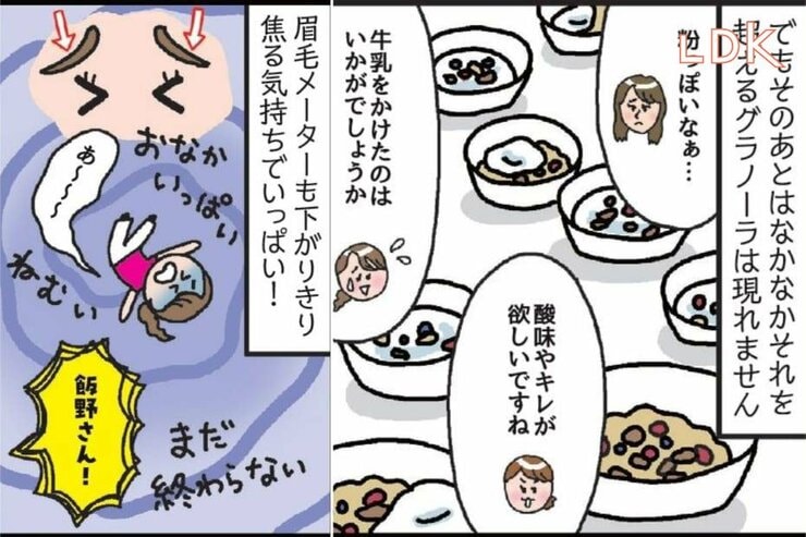 【漫画】助けて、グラノーラ検証が終わらない！ LDK編集部の“飽きない味”探しの結末は...？