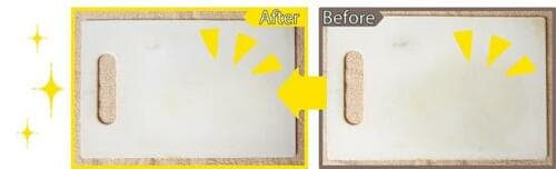 【おまけ】まな板の黒ずみはハイター漬けでキレイに！ イメージ3