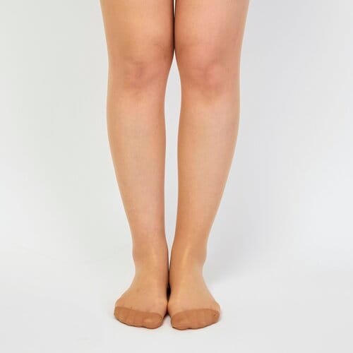 ストッキングおすすめ Vマーク 伝線しにくい なめらか美脚 パンティストッキング イメージ2