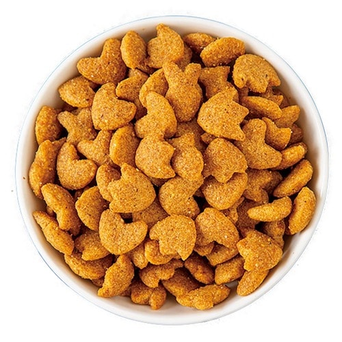 猫用ドライフードおすすめ セブンイレブン セブンプレミアムライフスタイル 毛玉をケアするキャットフード かつお味 まぐろ味 ミックス イメージ2