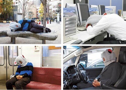 かぶるだけで熟睡できる究極のまくらです