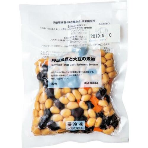 無印良品:丹波黒豆と大豆の煮物:冷凍食品