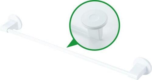 シンプルだけど磁力が不安！“ニトリ”のタオルバー イメージ