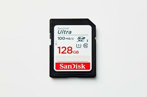 6位: ［SDカードおすすめ6位］SANDISK「SDSDUNR-128G-GHENN」｜実使用テストでやや苦戦 イメージ