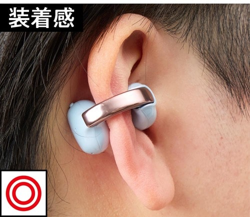 耳を挟みやすく装着がラク かわいいイヤホンおすすめ イメージ