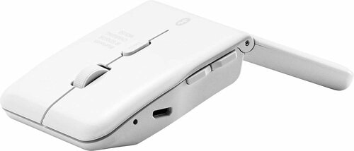 モバイル用途に最適な薄型5ボタンマウス サンワサプライ「400-MABT1205W」 イメージ