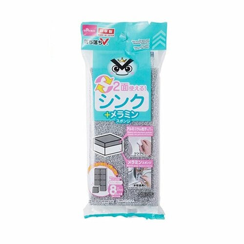 100均お掃除・お洗濯グッズおすすめ ダイソー シンクお掃除シート＋メラミン(落ち落ちV) イメージ1